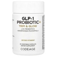 GLP-1, пробиотик+, 30 растительных капсул — Codeage