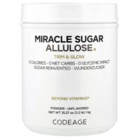 Miracle, сахарный аллюлозный порошок, без добавок, 1 кг (35,27 унции) — Codeage