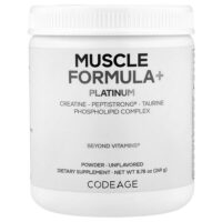Muscle Formula+, Platinum, без добавок, 249 г (8,78 унции) — Codeage