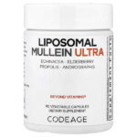 Liposomal Mullein Ultra, липосомальный коровяк, 90 растительных капсул — Codeage
