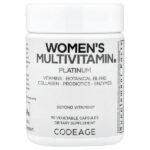 мультивитамины для женщин, Platinum, 90 растительных капсул — Codeage