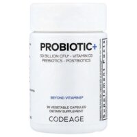 Probiotic+, 30 растительных капсул — Codeage