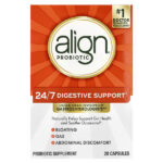 24/7 поддержка пищеварения, добавка с пробиотиками, 28 капсул — Align Probiotics