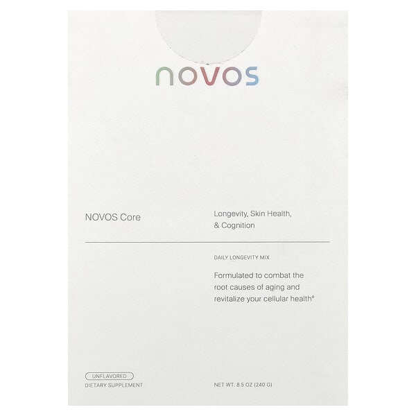 ags52613_v_18.jpg NOVOS, NovosCore, без добавок, 30 пакетиков, 8 г (0,28 унции) каждый