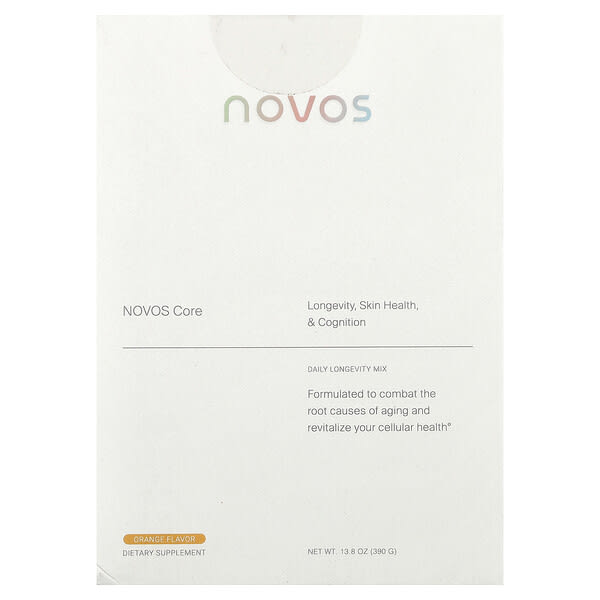 ags60291_v_18.jpg NOVOS, NovosCore, апельсин, 30 пакетиков, 13 г (0,46 унции) каждый