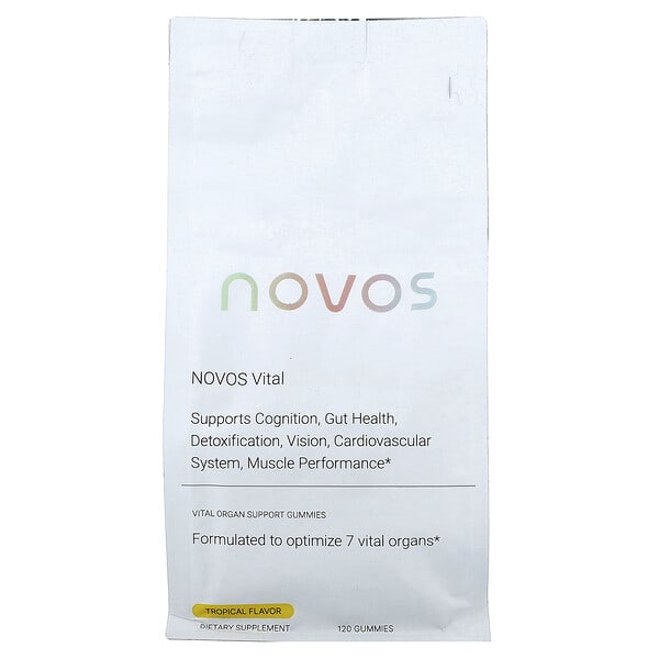 ags98221_v_6.jpg NOVOS, Novos Vital, тропический вкус, 120 жевательных мармеладок