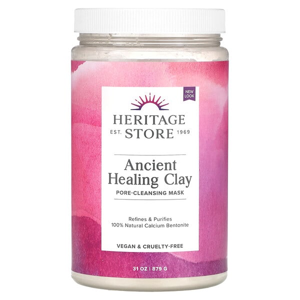 ahc43611_v_16.jpg Ancient Healing Clay, маска для очищения пор, 879 г (31 унция) — Heritage Store