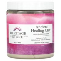 Ancient Healing Clay, маска для очищения пор, 454 г (16 унций) — Heritage Store