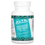 хлорид калия, с диоксидом кремния, 100 капсул — Alta Health
