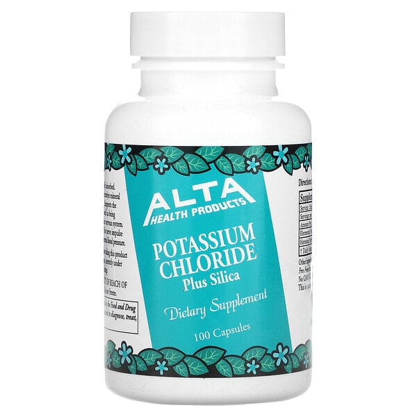 ahp00050_v_13.jpg хлорид калия, с диоксидом кремния, 100 капсул — Alta Health