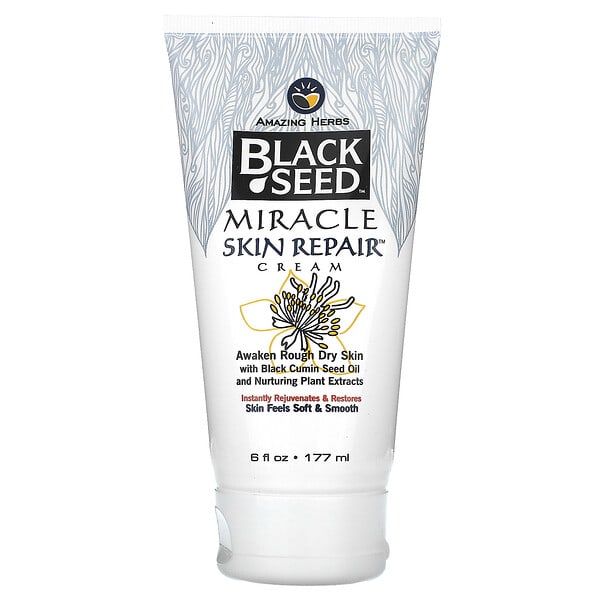 ahr76006_v_12.jpg Black Seed Miracle Skin Repair™, крем, 177 мл (6 жидк. унций) — Amazing Herbs