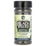 Black Seed, молотые семена черного тмина премиального качества, 113 г (4 унции) — Amazing Herbs