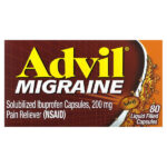 Мигрень, 200 мг, 80 капсул с жидким наполнением — Advil