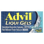 Liqui-Gels®, ибупрофен, 200 мг, 160 капсул с жидкостью — Advil