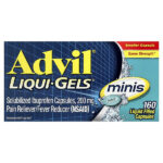 Liqui-Gels®, ибупрофен, мини-капсулы, 200 мг, 160 капсул с жидкостью — Advil