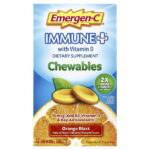 Immune Plus® с витамином D, апельсин, 42 жевательные таблетки — Emergen-C