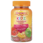 Kidz, ежедневная жевательная добавка для поддержки иммунитета, вкус фруктов, 44 жевательных таблетки — Emergen-C