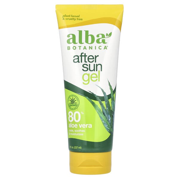 alb00401_v_23.jpg гель после загара, 80% алоэ вера, 237 мл (8 жидк. унций) — Alba Botanica