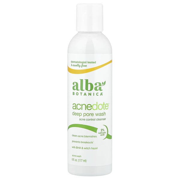alb00760_v_42.jpg Acnedote®, средство для мытья пор, 177 мл (6 жидк. Унций) — Alba Botanica