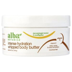 взбитое масло для тела, интенсивное увлажнение, 184 г (6,5 унции) — Alba Botanica