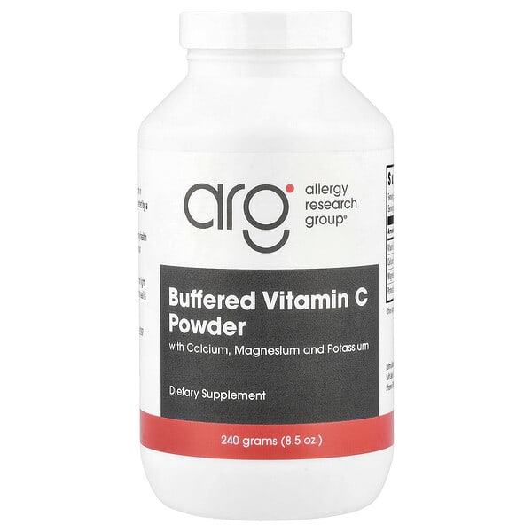 alg70000_v_10.jpg буферизованный витамин C в порошке, 240 г (8,5 унции) — Allergy Research Group