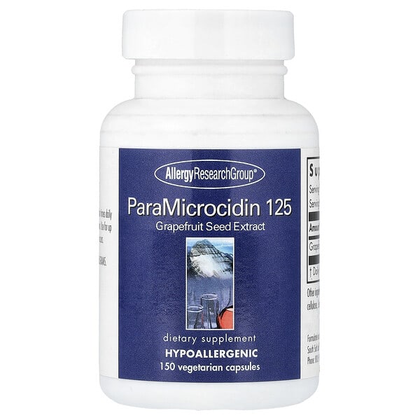 alg70040_v_11.jpg ParaMicrocidin, 125 вегетарианских капсул (125 мг в 1 капсуле) — Allergy Research Group