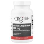 ацетил-L-карнитин, 500 мг, 100 вегетарианских капсул — Allergy Research Group