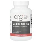 быковая желчь, 500 мг, 100 вегетарианских капсул — Allergy Research Group