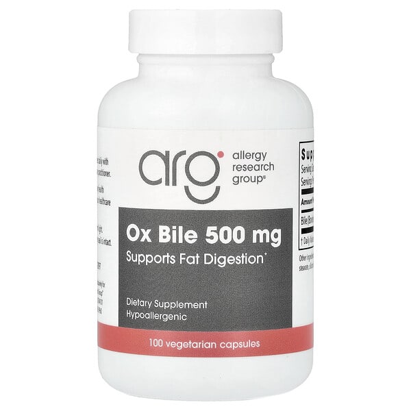 alg70850_v_55.jpg быковая желчь, 500 мг, 100 вегетарианских капсул — Allergy Research Group