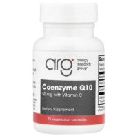 коэнзим Q10 с витамином C, 75 вегетарианских капсул — Allergy Research Group