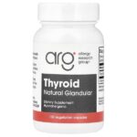 Thyroid, натуральный железистый материал, 40 мг, 100 вегетарианских капсул — Allergy Research Group