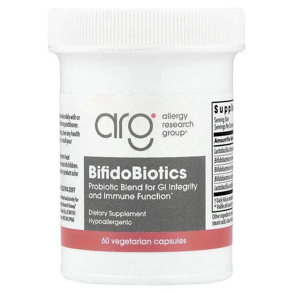 alg71910_v_12.jpg BifidoBiotics, 60 вегетарианских капсул — Allergy Research Group