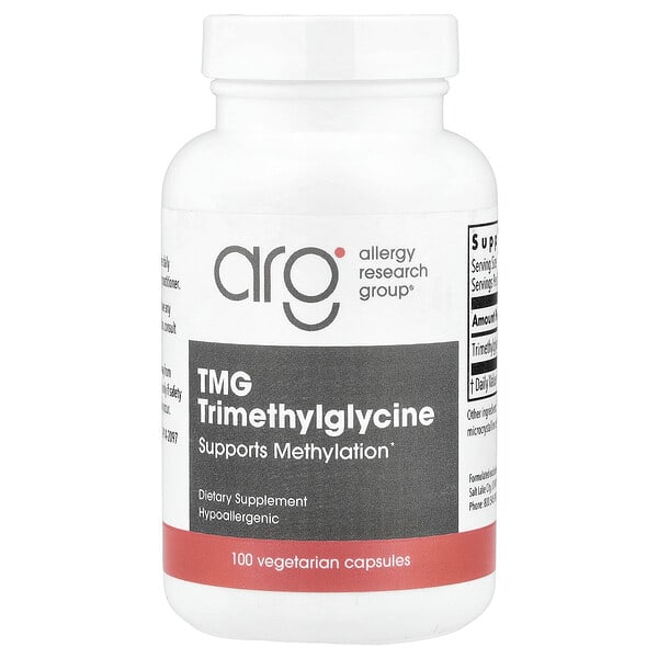 alg73230_v_86.jpg TMG, 100 вегетарианских капсул (750 мг в 1 капсуле) — Allergy Research Group