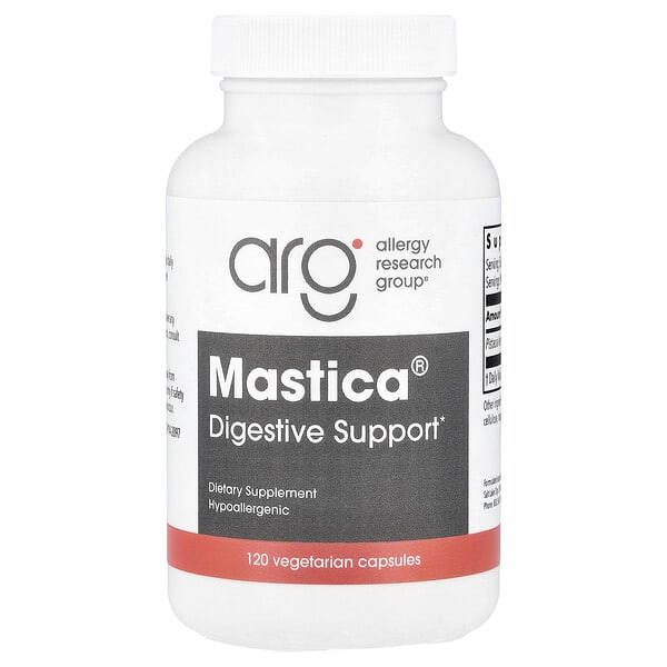 alg73660_v_68.jpg Mastica®, поддержка пищеварения, 120 вегетарианских капсул (0,5 г в 1 капсуле) — Allergy Research Group