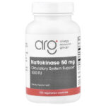 наттокиназа, 50 мг, 300 вегетарианских капсул — Allergy Research Group