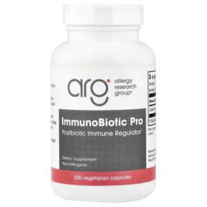 ImmunoBiotic Pro, 200 вегетарианских капсул (25 мг в 1 капсуле) — Allergy Research Group