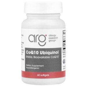 коэнзим Q10, убихинол, 60 капсул (100 мг в 1 капсуле) — Allergy Research Group
