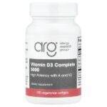 полный витамин D3 5000, 120 растительных капсул — Allergy Research Group
