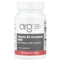 полный витамин D3 5000, 120 растительных капсул — Allergy Research Group