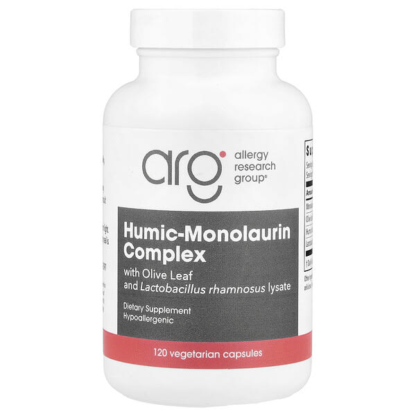alg76720_v_50.jpg Гуминовый монолаурин, 120 вегетарианских капсул — Allergy Research Group