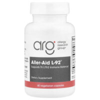 Aller-Aid L-92®, добавка для поддержки иммунитета, 60 вегетарианских капсул — Allergy Research Group