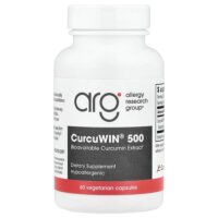 CurcuWIN® 500, 60 вегетарианских капсул (500 мг в 1 капсуле) — Allergy Research Group