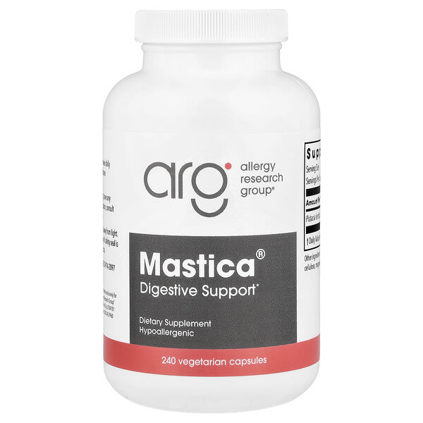 alg77370_v_50.jpg Mastica®, подлинная мастика из Хиоса, 240 вегетарианских капсул (0,5 г в 1 капсуле) — Allergy Research Group