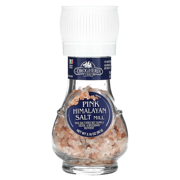 ali00038_v_35.jpg Drogheria & Alimentari, Мельничка с полностью натуральной розовой гималайской солью, 3,18 унции (90 г)