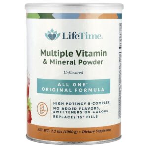 All One, Nutritech, Original Formula, мультивитаминный и минеральный порошок, без добавок, 1000 г (2,2 фунта)