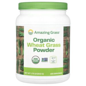 порошок из органических ростков пшеницы, 800 г (1,76 фунта) — Amazing Grass