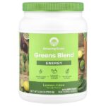 Green Superfood для повышения уровня энергии, лимон и лайм, 700 г (1,5 фунта) — Amazing Grass