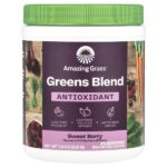 Антиоксидант Green Superfood, сладкая ягода, 210 г (7,4 унции) — Amazing Grass
