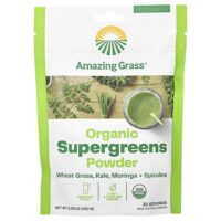 органический порошок из суперзелени, 150 г (5,29 унции) — Amazing Grass
