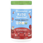 Kidz Superfood, протеин и пробиотики, клубничный взрыв, 255 г (8,9 унции) — Amazing Grass